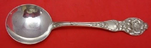 Cuchara sopera caldo de plata esterlina Wild Rose de Watson 5 1/4" Foto 1 de 1