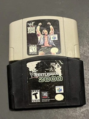 N64 WWF War Zone, Wrestlemania 2000 Nintendo 64, limpio y probado Foto 1 de 4