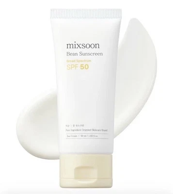 Солнцезащитный крем широкого спектра действия Mixsoon Bean SPF 50 50 50 мл / 1,69 жидкой унции - Изображение 1 из 2