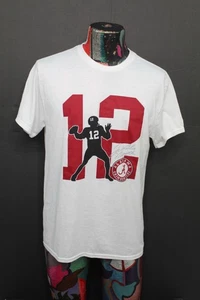 Alabama Crimson Tide Joe Namath White Tshirt Mens Medium - Picture 1 of 9