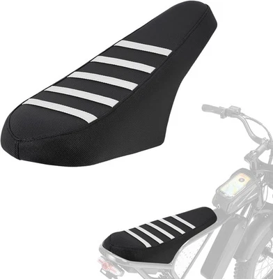 Seat Cover Non-Slip for Ridstar Q20 Ebike - Soft Comfort White Bike Saddle Pad - Image 1 of 4