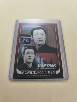 Star Trek #IP3 Brent Spiner como Comandante Datos Posibilidades Infinitas Tarjeta de Golpe! Foto 1 de 2