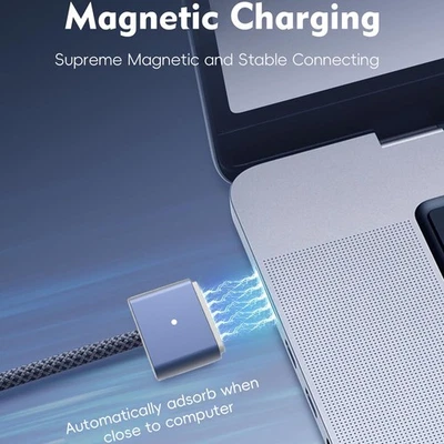 Apple USB-C to Magsafe 3 MacBook Pro Midnight Blue Cable 2 Metre - Image 1 of 4