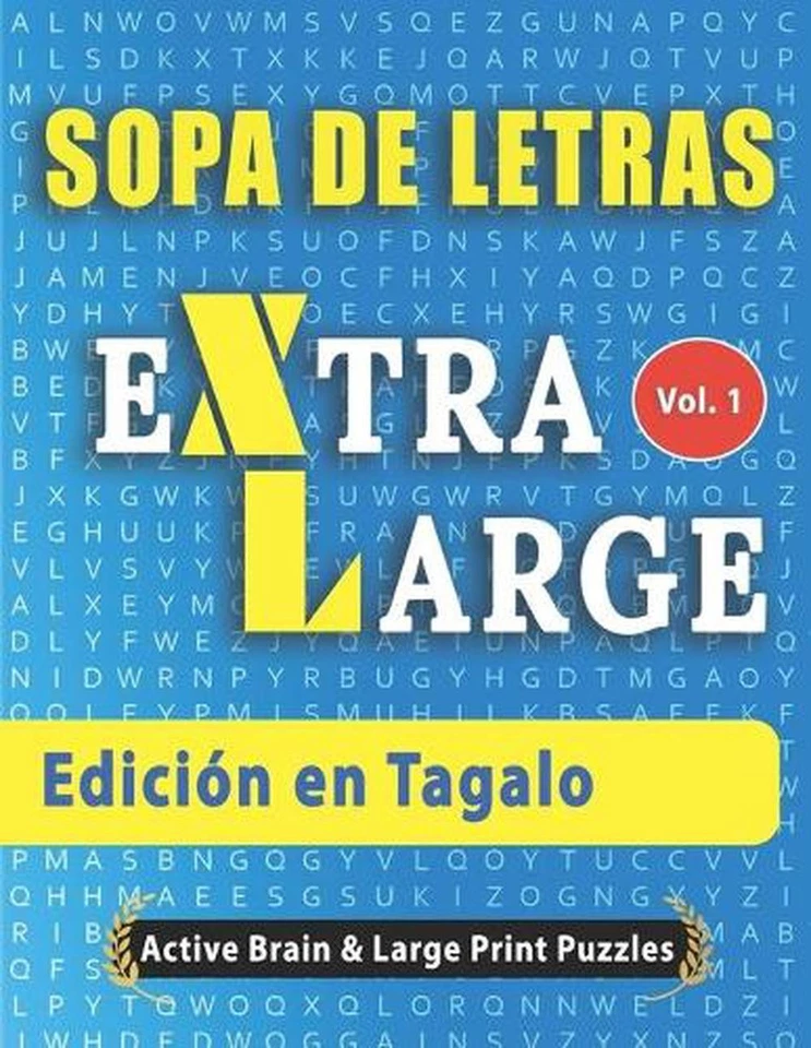 Sopa de Letras - Edicin en Tagalo by Active Minds & Large Prints (Spanish) Paper - Image 1 of 1