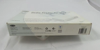 Boxed Belkin Media Reader with Dock Connector for iPod - White (F8E461) - Image 1 of 3