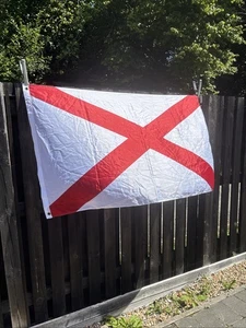 5ft X 3ft State Of Alabama Flag - Foto 1 di 6