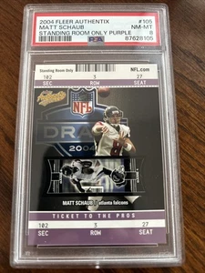 2004 Authentix Standing Room Only Matt Schaub #105 - Picture 1 of 2