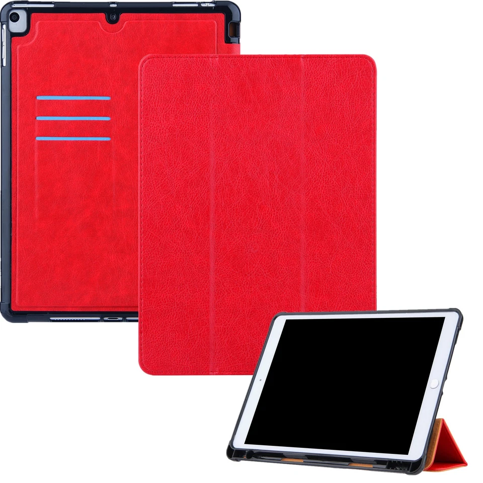 For iPad 5th 6th 7th 8th 9th Gen Mini 1st 2nd 3rd 4th 5th Gen Stand Case Cover - Image 1 of 4