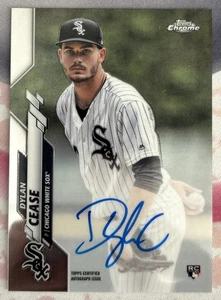 Topps Chrome Dylan Cease Rookie Auto 2020 #RA-DCE RC White Sox - Imagen 1 de 2