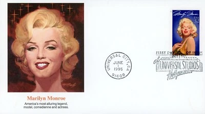 US 2967 FDC Fleetwood Marilyn Monroe Universal Studios Foto 1 de 2