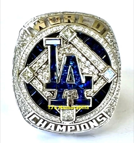 2020 LOS ANGELES DODGERS WORLD SERIES CHAMPIONS CHAMPIONSHIP RING 14K JOSTENS Cover