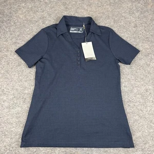Cutter & Buck Dry Tec Luxe Polo Shirt Navy Blue Womens Small S - Picture 1 of 10