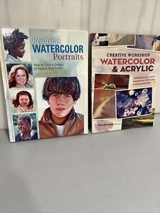 watercolor books lot