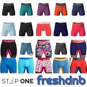 Step One Bamboo Boxer Briefs - Longer - S/M/L/XL/2XL - Sealed Trusted UK Seller - Picture 1 of 71