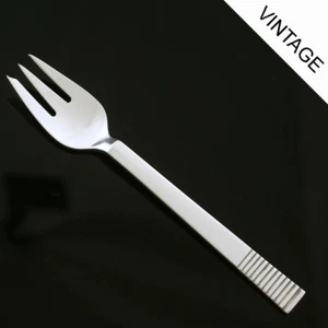 Georg Jensen Silver Pastry Fork 043 - Parallel/ Relief - Picture 1 of 1