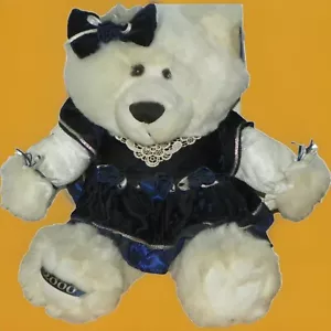 Millennium Bear Lee Capozzi 2000 11x14 in bianco giocattolo da collezione edizione limitata - Foto 1 di 11