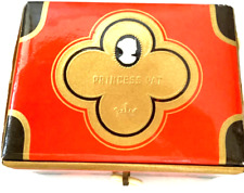 💋 1920'S PRINCESS PAT CAMEO POWDER TREASURE BOX BOUDOIR SIZE Vintage ANTIQUE 💋