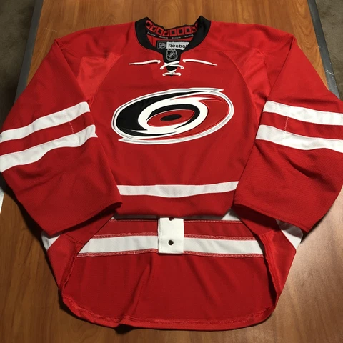 MiC Reebok Edge 2.0 Authentic Carolina Hurricanes NHL Hockey Jersey Red Home 54 Cover