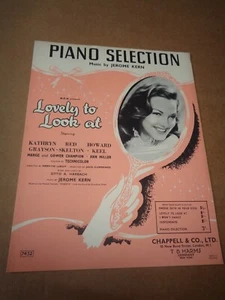 Kathryn Grayson - Selezione pianoforte Lovely To Look At 1952 (Jerome Kern) - Foto 1 di 1