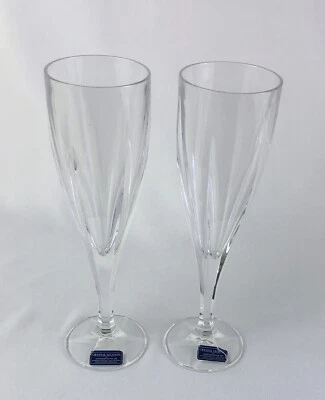 Crystal Legends Godinger Wine Glasses Wedding Marriage Occasion 24% Lead S Art - Image 1 of 4