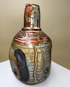 Vase en grès à petit col signé L T à identifier ? - Bild 1 von 17