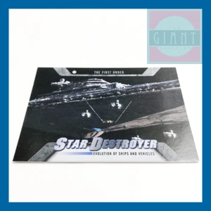 2016 Topps Star Wars Evolution Ships EV-10 FO Star Destroyer Insert Card Single - Picture 1 of 2