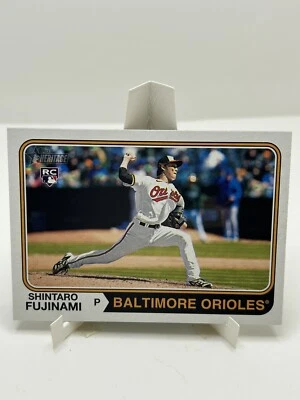 2023 Topps Heritage High Number Shintaro Fujinami Rookie #688 Baltimore Orioles - Image 1 of 2