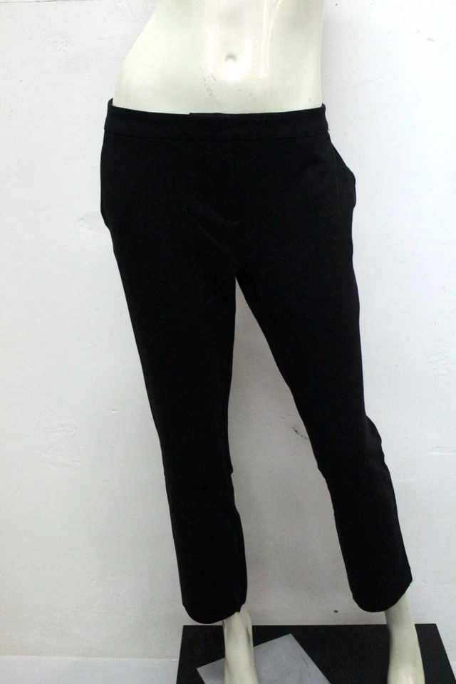 Liu Jo Woman Pantalone Size 44 Jeans Black Pant Trousers Regular Logo Woman - Image 1 of 4