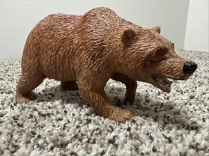 VINTAGE Safari Ltd 1995 Braunbär Tier Figur Kunststoff Natur 6" RAR - Bild 1 von 12