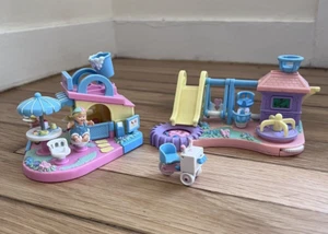 Mimi and the Goo Goos Drive & Eat and Mimi’s Cafe Playsets Lot of 2 Dolls - Picture 1 of 6