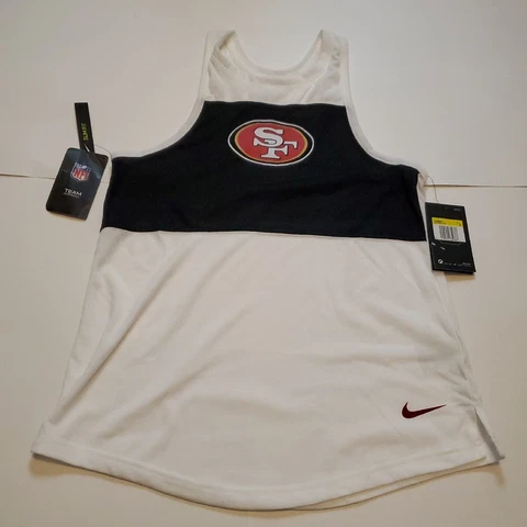 NWT San Francisco 49ers Niners Nike Dri-Fit Tank Top Sleeveless Shirt Small New Cover