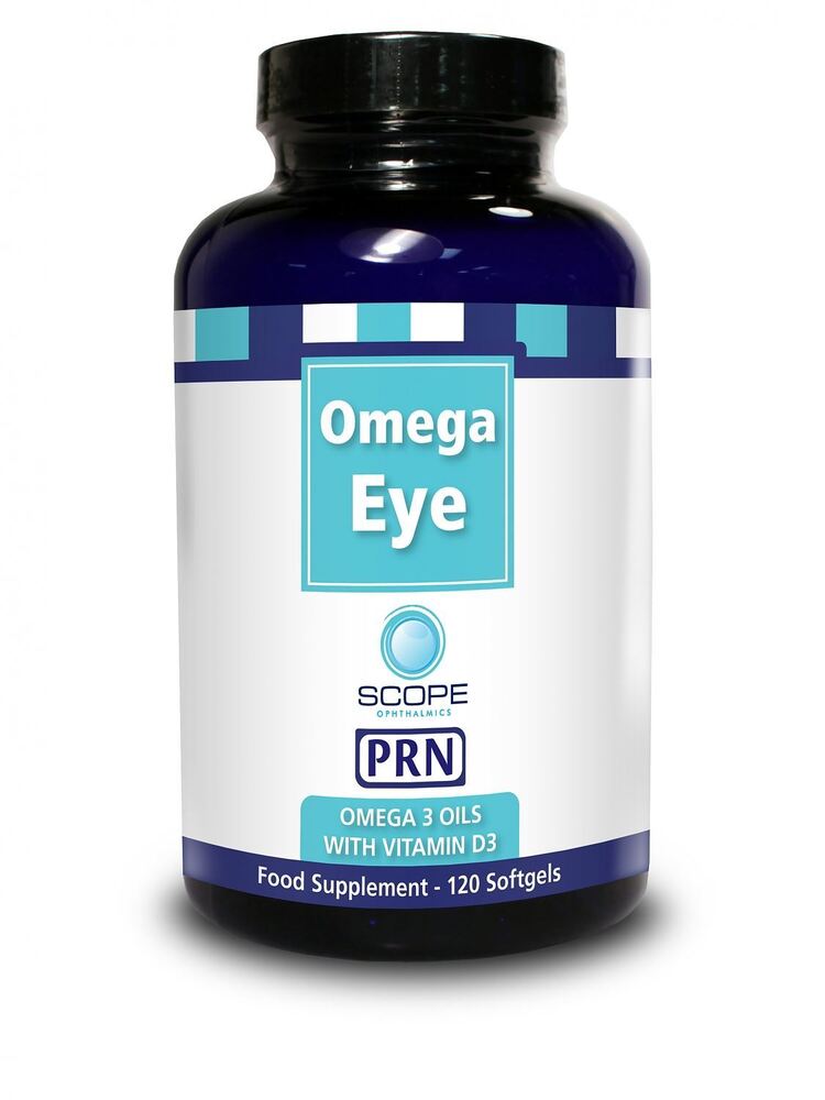 PRN Omega Eye - Omega 3 Vitamin D3 Nutritional Supplement (120 Softgels)