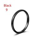 Punk Party Jewelry Finger Knuckle Plain Band 2Mm Thin Ring Stainless Steel