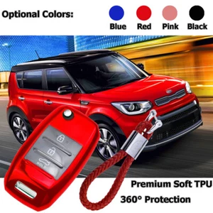 Funda con llavero abatible para Kia 2015 2016 Sorento Forte Rio Soul Optima #KF01 - Imagen 1 de 15