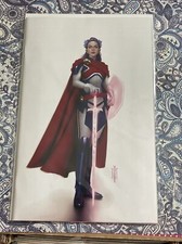 BETSY BRADDOCK CAPTAIN BRITAIN #1 MIGUEL MERCADO VIRGIN VARIANT COVER 2023 x-men