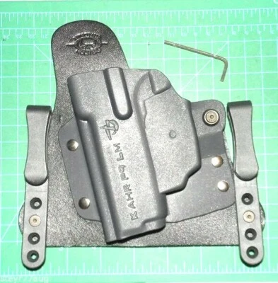 Comp-Tac MERC LH  Leather Kydex Hybrid Tuckable IWB Holster Kahr P9 w/ Lasermax - Image 1 of 4