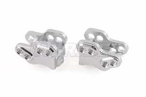 Jazrider Aluminum Lower Suspension Link Mounts (Silver) Set For Axial SCX10 II - Picture 1 of 1