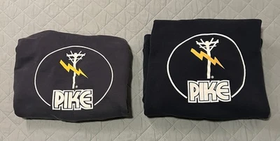 🟦⚡️⚡️🟦 SUDADERAS PIKE ELECTRIC XL CUELLO REDONDO UTILITARIO LINIERO LOTE DE 2 Foto 1 de 4