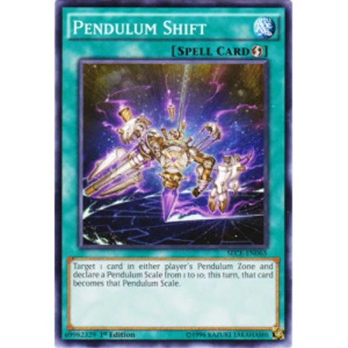 Pendulum Shift - SECE-EN065 - Common - 1st Edition - Moderately Played - Image 1 of 1