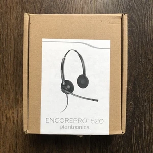 Plantronics EncorePro HW520 Black Headband Headsets - New in Box Fast Shipping - Photo 1/5