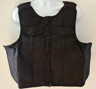 Camisa uniforme SAFARILAND armadura transportadora 2 bolsos frontal aberta 2XL 2816-2615 preta - Imagem 1 de 4