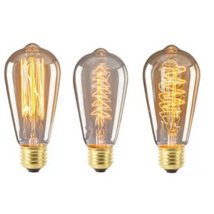 Vintage Industrial Retro Edison LED Bulb Light Lamp E27 220V 40W Home Bar Decor - Picture 1 of 28