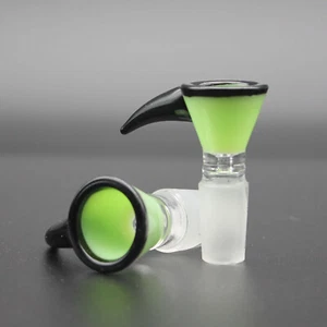 Slyme Pyrex Labor Glas Gleittrichter Schüssel 14 18 mm passend Tabak Wasserpfeife Bong - Bild 1 von 2
