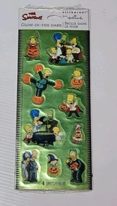 Pegatinas Hallmark Stickeroni Brillan en la Oscuridad Los Simpson Halloween 40 pegatinas - Imagen 1 de 2