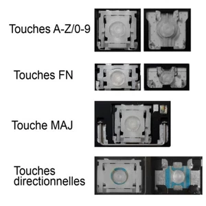 Touche de Clavier Français pour LENOVO V110-17 - IdeaPad 110-15 / 110-17 - Afbeelding 1 van 3