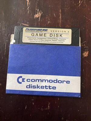 Disco de programa Quantum Link para Commodore 64 volumen 3 Foto 1 de 4