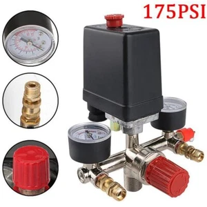 Druckregler mit Druckschalter Für Kompressor Druckwächter Kompressorschalter【DE】 - Afbeelding 1 van 9