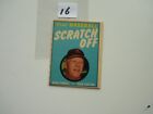 1971 TOPPS BASEBALL SCRATCH OFF GAME UNUSED BOOG POWELL BALTIMORE ORIOLES NO16