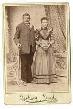 19th Century Fashion - Original 19th Century Cabinet Card Photograph - Alma, WI