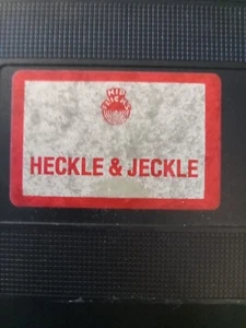 Heckle & Jeckle vhs Tape Pre-owned Vintage No Case - Imagen 1 de 3